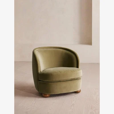 Soho Home Blair Tub Armchair, Velvet, Lichen
