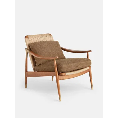Soho Home Jonas Armchair, Fleck Eco, Ochre, UK