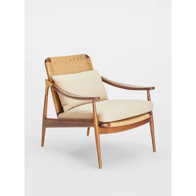Soho Home Jonas Armchair, Washed Linen Flax, UK