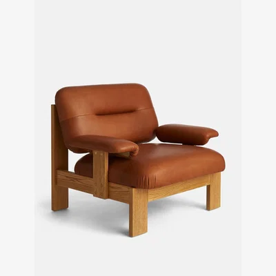 Soho Home Horton Armchair, Chestnut Leather