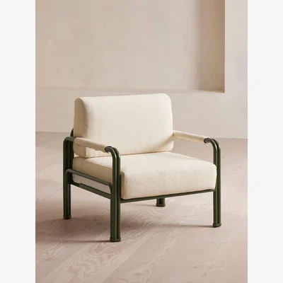 Soho Home Elias Armchair, Maria Flora Elicriso, Natural, UK