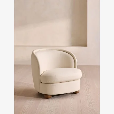 Soho Home Blair Tub Armchair, Natural Linen, UK