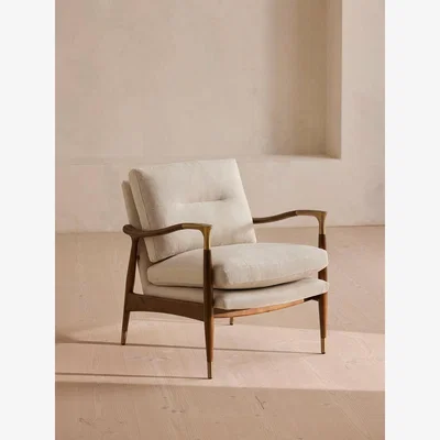 Soho Home Theodore Armchair, Linen, Bisque