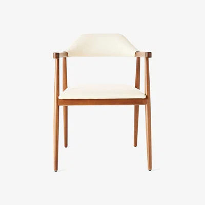 Sazy Visby Armchair, Walnut - Beige
