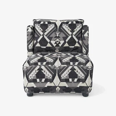 Sazy Otti Armchair, Black - White