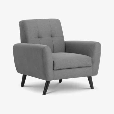 Teddy Beau Julian Bowen Monza Compact Retro Chair / Grey