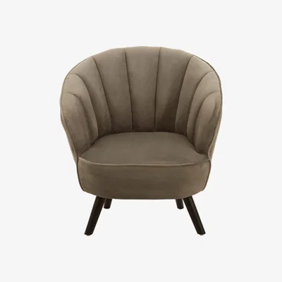 Teddy Beau Teddy's Collection Richard Velvet Grey Armchair