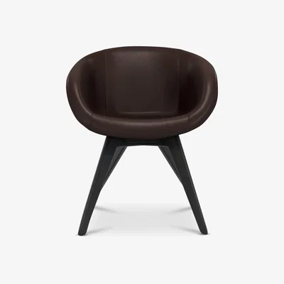 Tom Dixon Tom Dixon - Scoop Chair Low Back Black Leg Optimo 41708