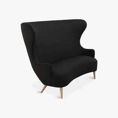 Tom Dixon Tom Dixon - Wingback Sofa Natural Leg Denim 0202