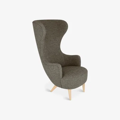 Tom Dixon Tom Dixon - Wingback Chair Natural Leg Hallingdal 65