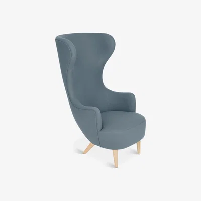 Tom Dixon Tom Dixon - Wingback Chair Natural Leg Hero