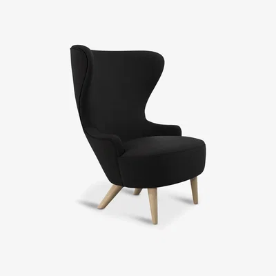 Tom Dixon Tom Dixon - Wingback Micro Chair Natural Leg Denim 0202