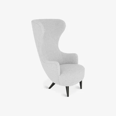 Tom Dixon Tom Dixon - Wingback Chair Black Leg Hallingdal 65