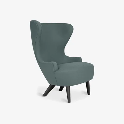 Tom Dixon Tom Dixon - Micro Wingback Chair Black Leg Tonus 4