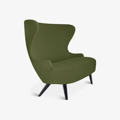 Tom Dixon Tom Dixon - Micro Wingback Sofa Black Leg Tonus 4