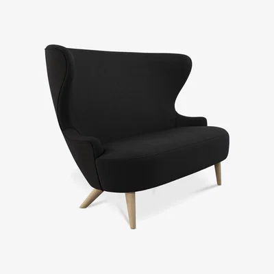 Tom Dixon Tom Dixon - Wingback Micro Sofa Natural Leg Denim 0202