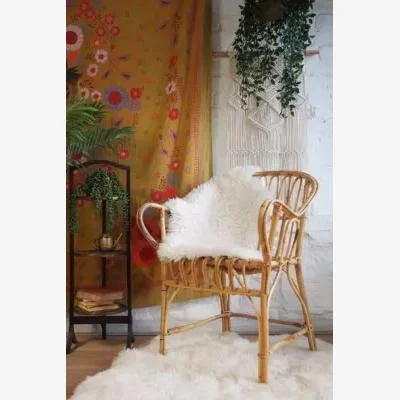 Urban Outfitters Urban Renewal Vintage Cane Armchair - Neutral 78cm x 57cm x 60cm at Urban Outfitters