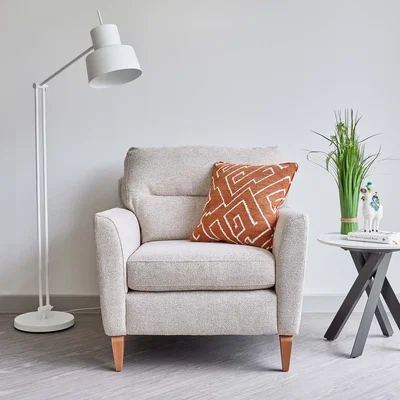 Woods Furniture Montana Chair - Montana Chair Fabric Aqua CleanForever