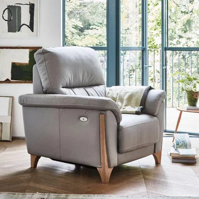 Woods Furniture Ercol Enna Recliner Chair Ercol Enna Recliner Chair Leather L953 - L957
