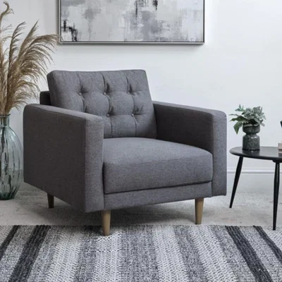 Woods Furniture Arnie Armchair - Charcoal
