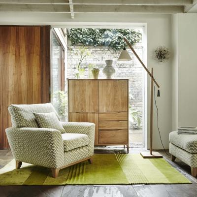 Woods Furniture Ercol 3160 Novara Armchair - Fabric N3