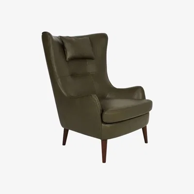 Woods Furniture Ercol Hug Accent Chair in Leather