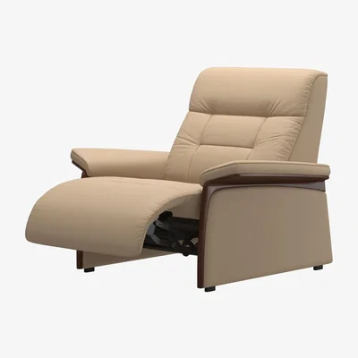 Woods Furniture Stressless Mary Armchair - Wood Arms - Stressless Mary Armchair Wood Arm in Fabric