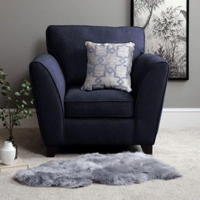 Woods Furniture Cameron Armchair - Navy