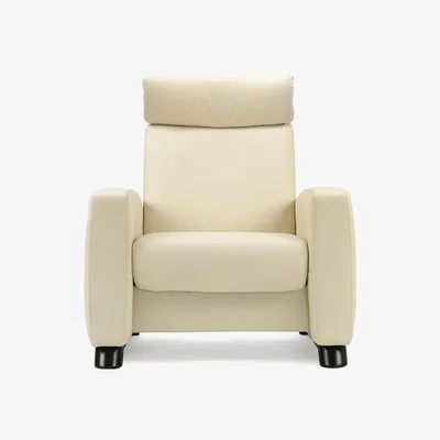 Woods Furniture Stressless Arion High Back Chair Fabric Grade Batick Leather