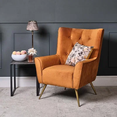 Woods Furniture Blake Armchair - Mustard