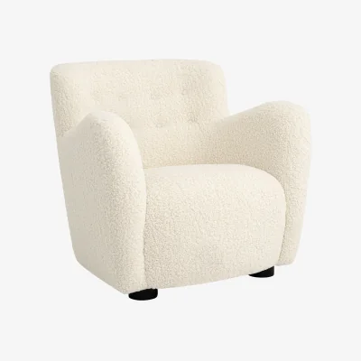 Westwing Faux Fur Armchair Bixby