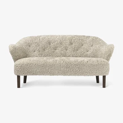Amara By Lassen - Ingeborg Sofa - Smoked Oak/Sheepskin Moonlight