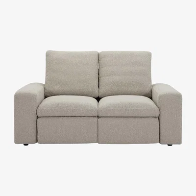 Barker and Stonehouse Thoreau Electric Recliner 2 Seater Recliner Sofa, Neutral | Barker & Stonehouse
