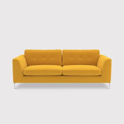 Barker and Stonehouse Conza Extra Large Sofa, Orange Fabric | Barker & Stonehouse