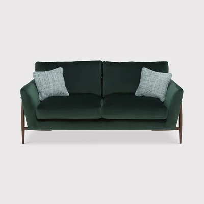 Barker and Stonehouse Ercol Forli Medium Sofa, Green Fabric | Barker & Stonehouse