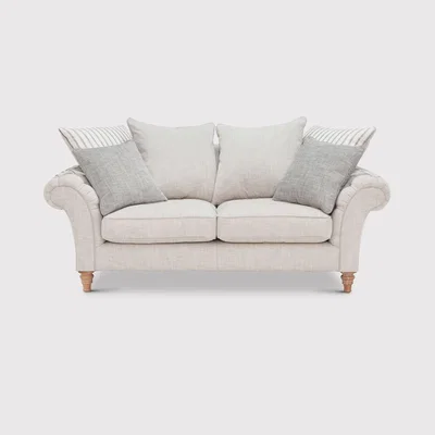 Barker and Stonehouse Craven Medium Sofa, Neutral Fabric | Barker & Stonehouse