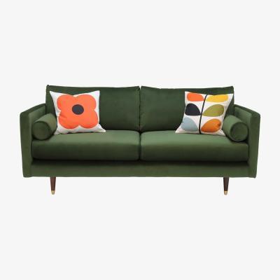 Barker and Stonehouse Orla Kiely Mimosa Small Sofa, Plain Velvet