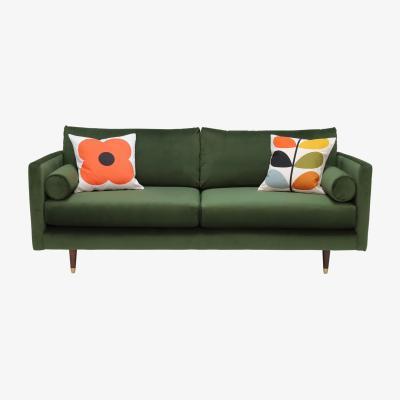 Barker and Stonehouse Orla Kiely Mimosa Medium Sofa, Plain Velvet
