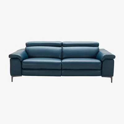 Barker and Stonehouse Paolo Leather 3.5 Seater Sofa