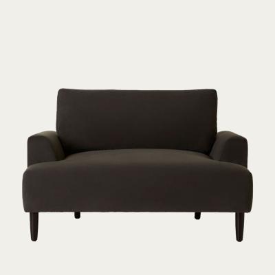 Bombinate.com Charcoal Model 05 Velvet Love Seat