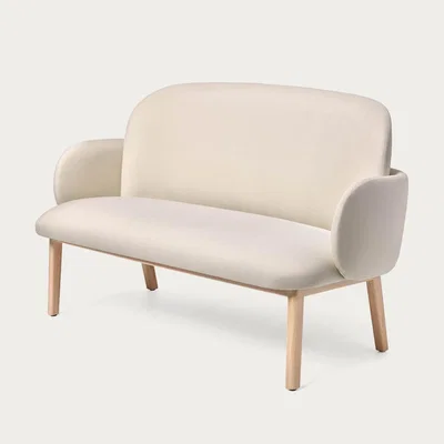 Bombinate.com Crème Dost Wood Sofa