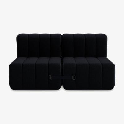 Bombinate.com Black Curt Sofa System 4 Modules - Sera