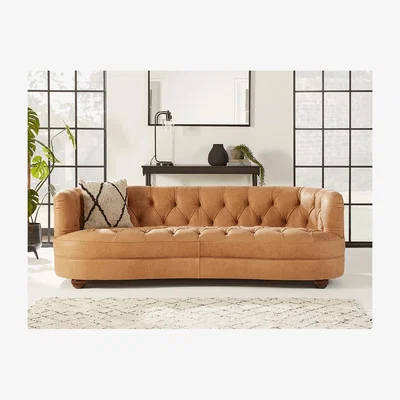 Cox and Cox NEW Knightsbridge Leather Sofa
