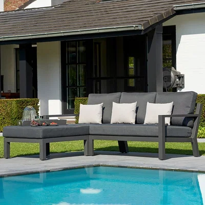 Cuckooland Norfolk Leisure Timber Chaise Sofa Set