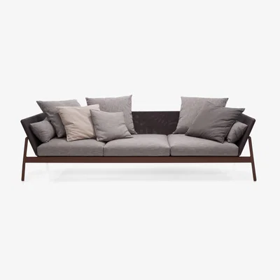 The Conran Shop Piper 003 Sofa Low Back Rust & Grey