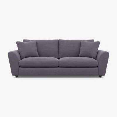 Heal's Heal's Snooze 5 Seater Sofa Linen Shadow Black Feet - Heal's UK Furniture
