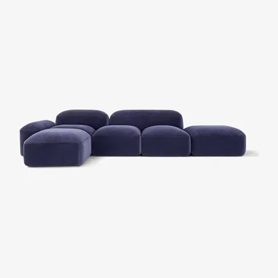 Heal's Amura Lapis Sectional Sofa Composition 3 Nobilis Fabric 25 - Heal's UK Furniture