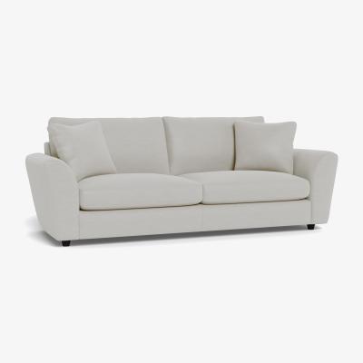 Heal's Heal's Snooze 5 Seater Sofa Capelo LinenCotton Sea Salt Black Feet - Heal's UK Furniture