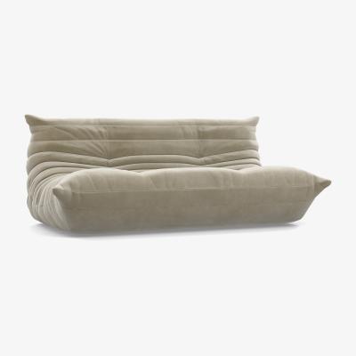 Heal's Ligne Roset Togo Large Settee Alcantara Sea Sand