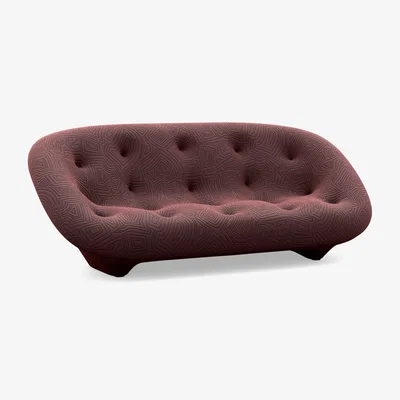 Heal's Heal's Ploum Medium High Back Sofa Moby Flame - Heal's UK Furniture
